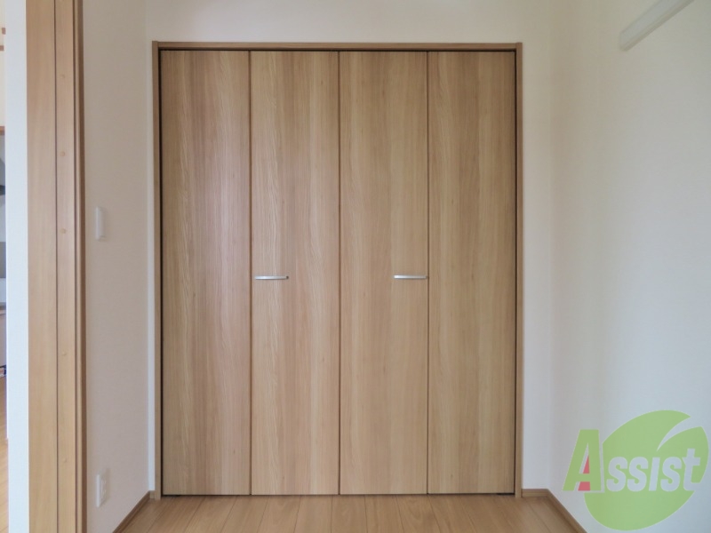 収納　クローゼット。荷物がたくさんあっても問題ないですね。