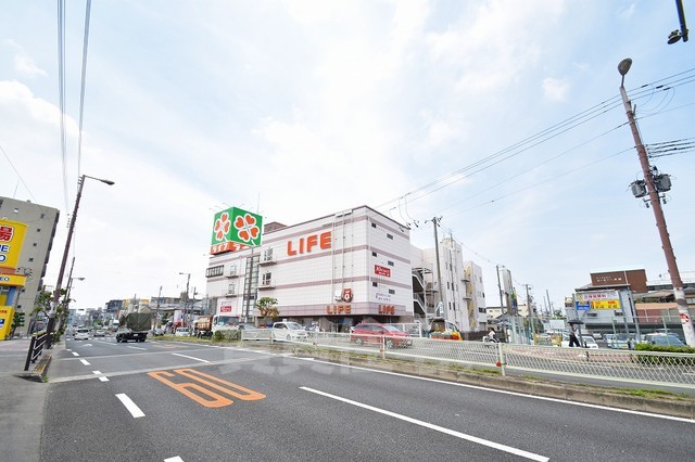 スーパー　ライフ　巽店（スーパー）まで363m