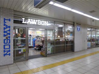 コンビニ　ローソン 新富町メトロピア店（コンビニ）まで85m