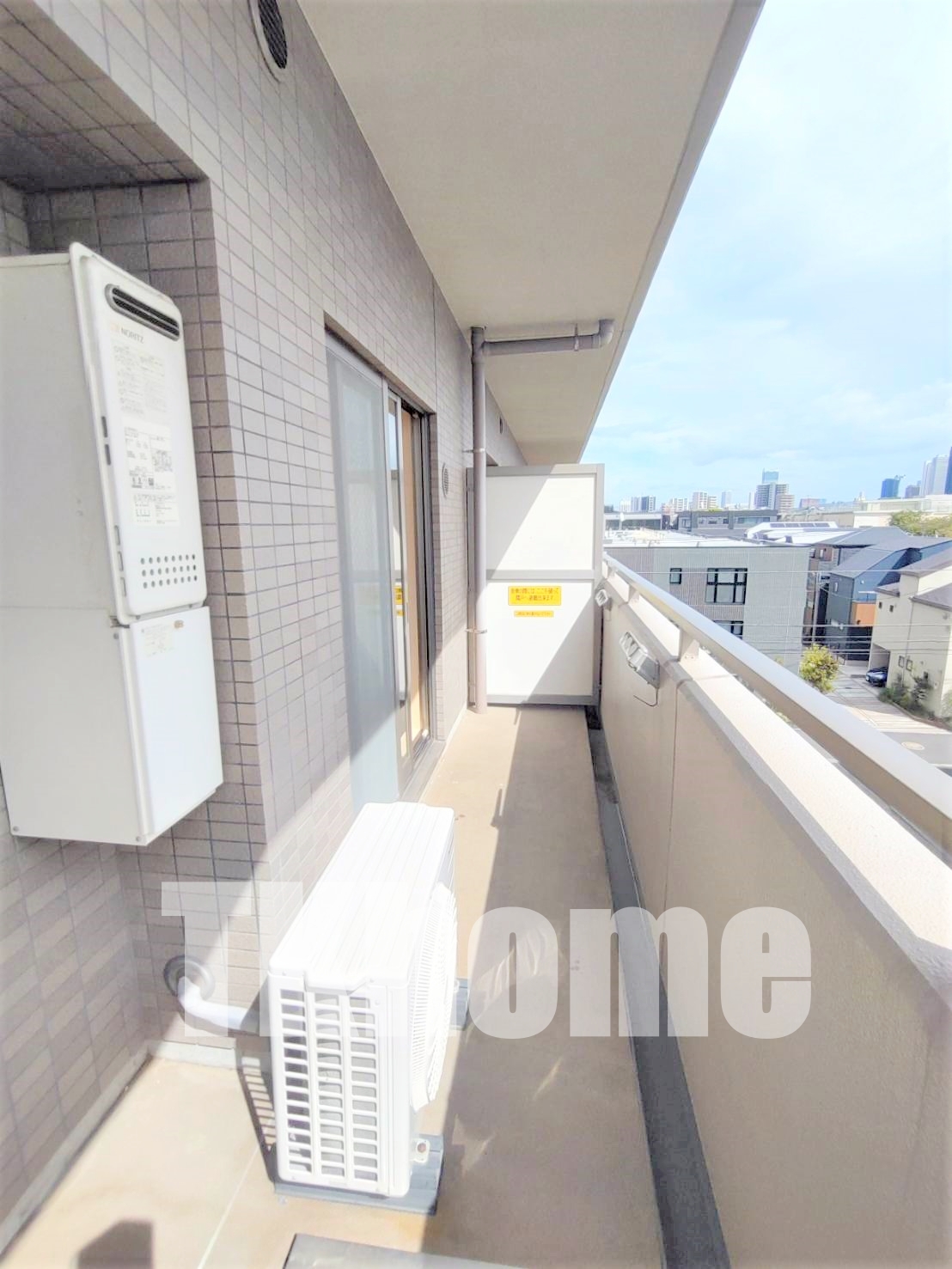 バルコニー　南向きのワイドバルコニー