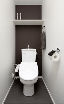 トイレ　清潔感のあるトイレです