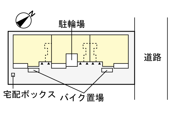 その他共有部分　駐輪場です