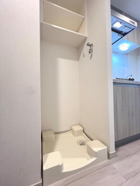 洗面設備　室内洗濯機置き場