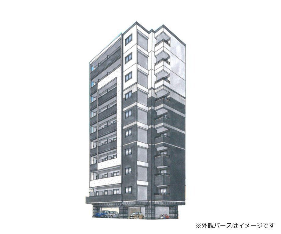 建物外観　※外観パースはイメージです