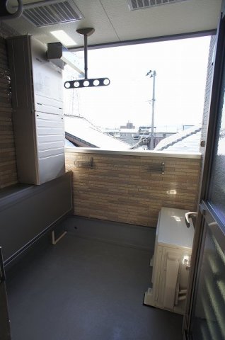 バルコニー　落ち着いた時間を過ごせるバルコニーです