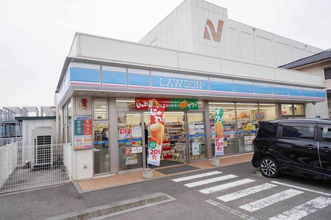 コンビニ　ローソン松山安城寺店（コンビニ）まで587m