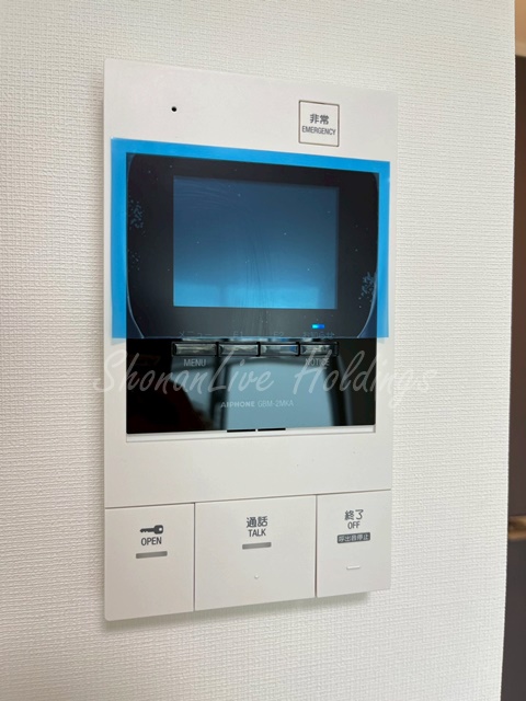 セキュリティ　モニタ付きインターホンでセキュリティも安心♪