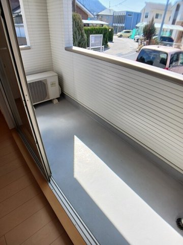 バルコニー　広々としたバルコニーです