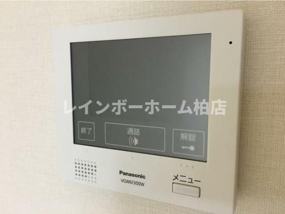 セキュリティ　モニタ付インターホンです