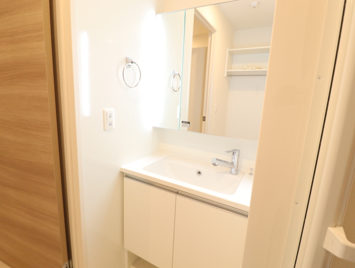 洗面設備　※同タイプの部屋写真です