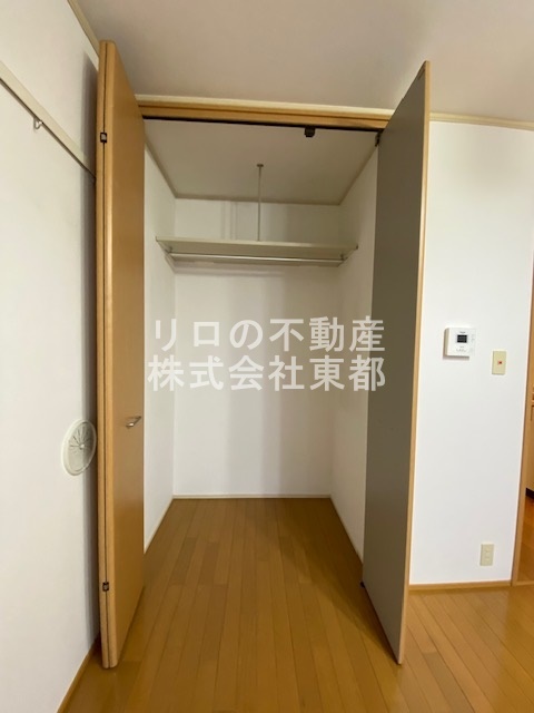 収納　奥行のある収納付です！増えがちな荷物をスッキリ収納できます！