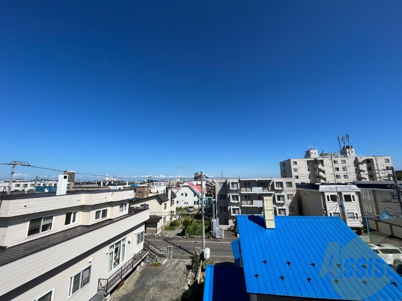 眺望　眺望です。高い建物がなくて見晴らしがよいですね！