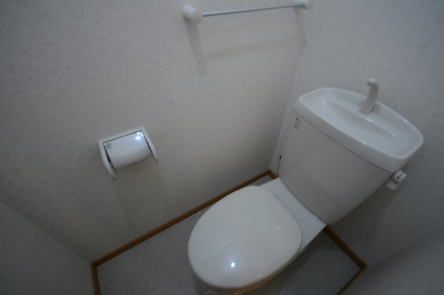 トイレ　同物件、別号室の写真です。