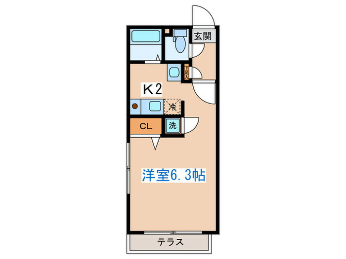 ブランシェ笹塚の間取り写真