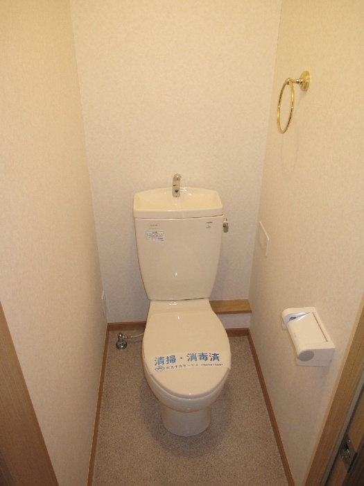 東急東横線 祐天寺駅 徒歩6分 2階建 築20年のトイレ写真