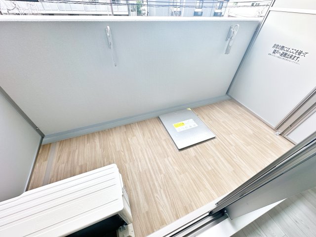 バルコニー　落ち着いた時間を過ごせるバルコニーです