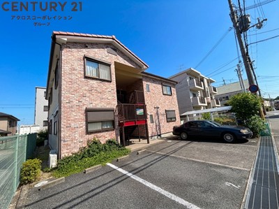 建物外観　モニター付きインターホンで安心です♪