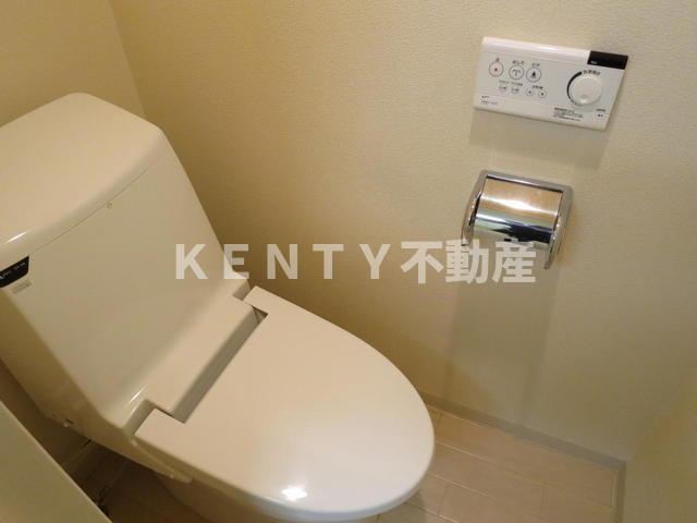 トイレ　ゆったりとした空間のトイレです