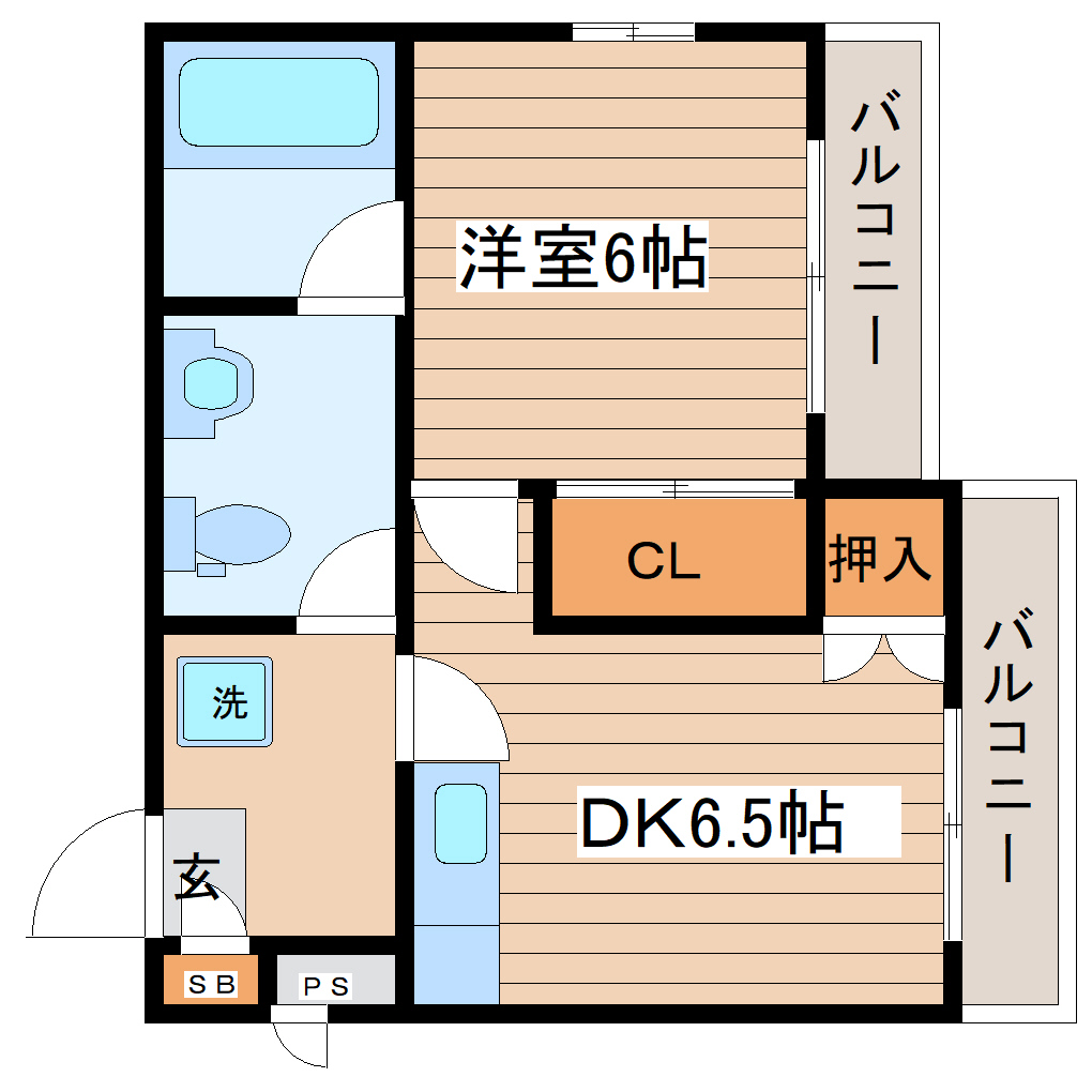 コーディアルハウス一本杉町の間取り写真