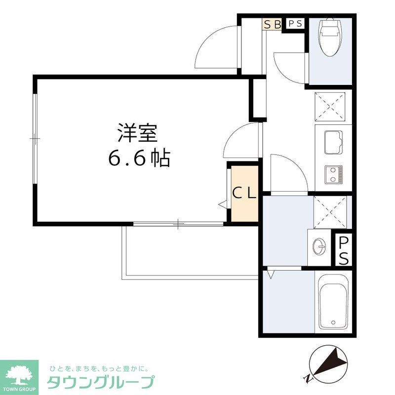 ハピネス元町の間取り写真