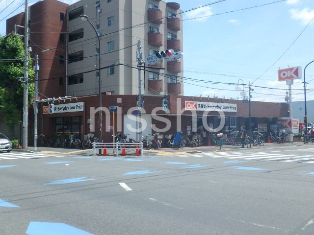 スーパー　オーケー中杉店（スーパー）まで498m