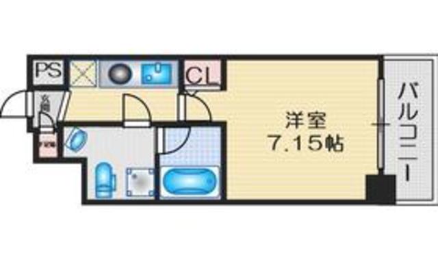 URBAN FLATS江坂の間取り写真