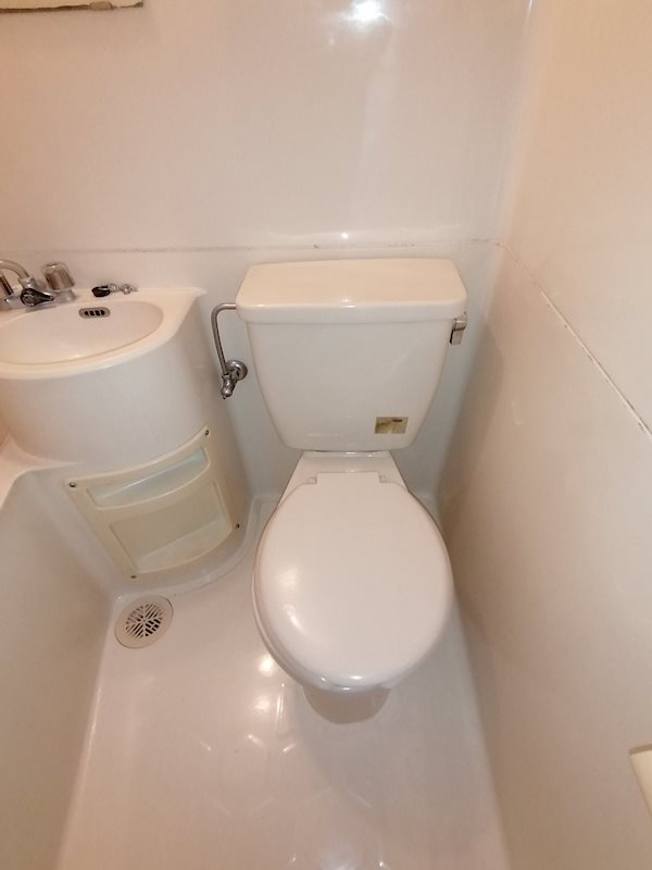 近鉄京都線 久津川駅 徒歩3分 1階建 築42年のトイレ写真