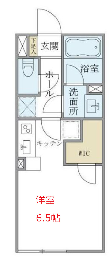東急池上線 長原駅 徒歩2分 5階建 築9年の間取り写真