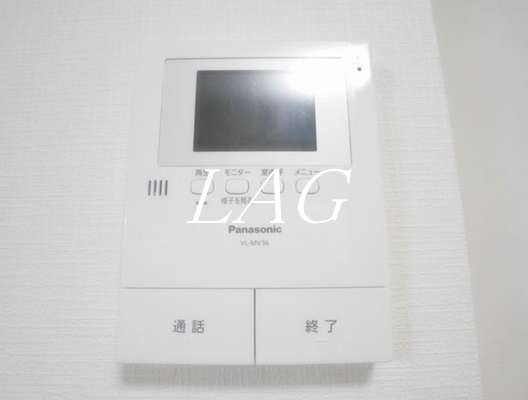 セキュリティ　モニター付きインターホンです。