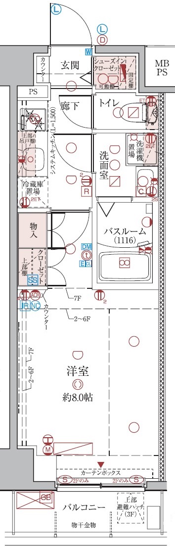 クレヴィスタ綾瀬IIの間取り写真