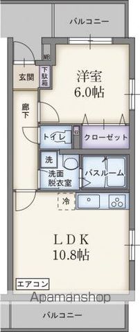 ＪＲ御殿場線 下土狩駅 徒歩7分 4階建 築21年の間取り写真