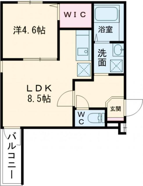 フジパレス吉田EASTの間取り写真