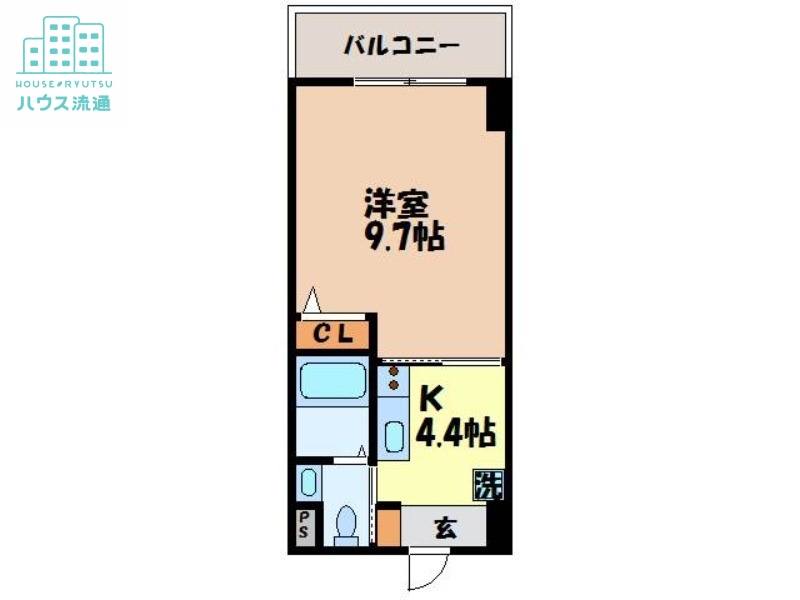 レジュイール花丘の間取り写真