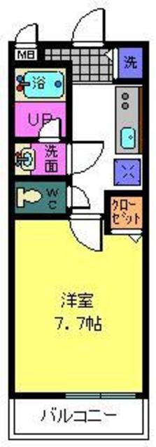 近鉄奈良線 石切駅 徒歩6分 2階建 築21年の間取り写真