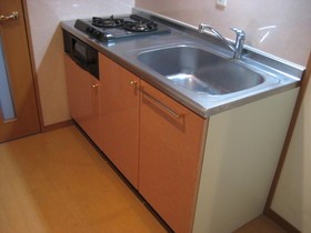 地下鉄箱崎線 呉服町駅 徒歩10分 13階建 築21年のキッチン写真