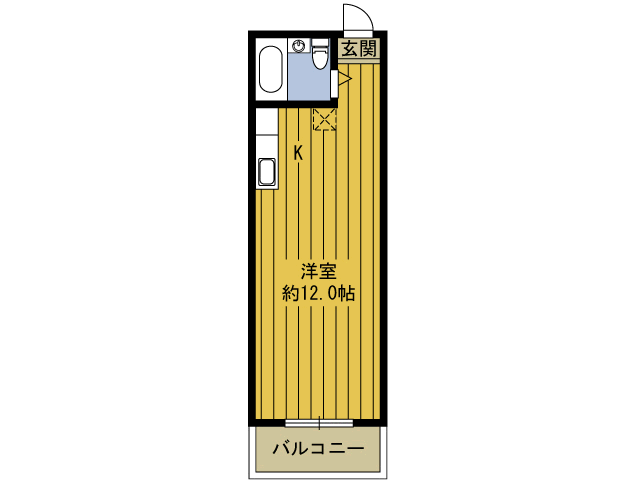フロ-レスハイツ21の間取り写真
