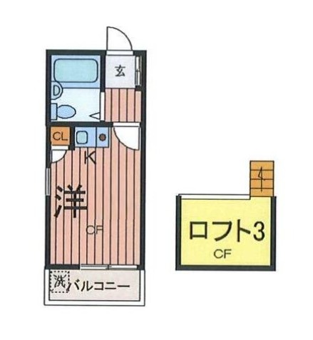 コープマリン旗の台の間取り写真