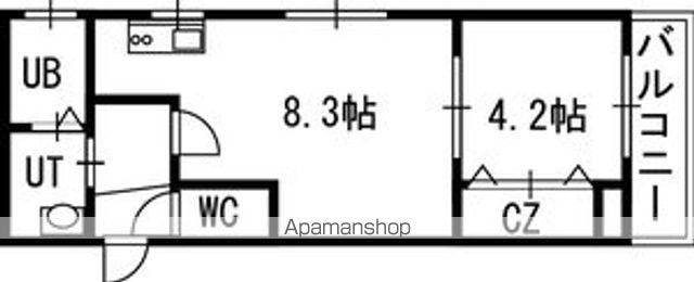 クラッセ知事公館前の間取り写真