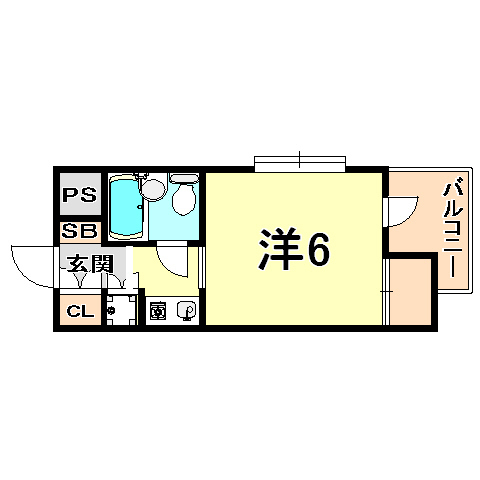 シティコア夙川の間取り写真