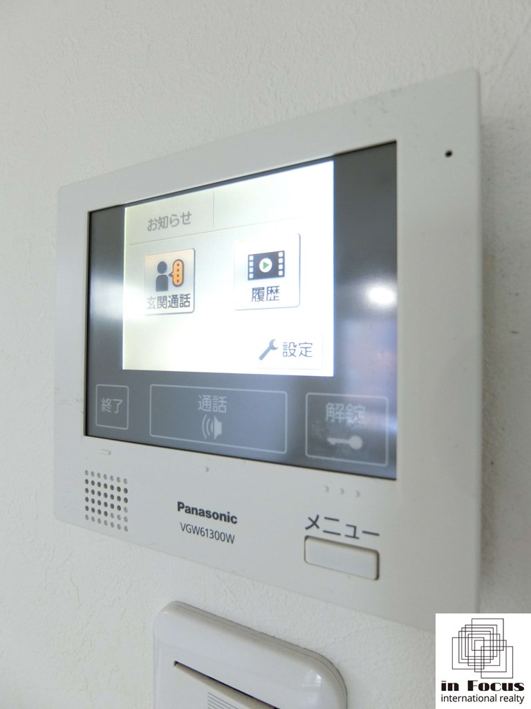 セキュリティ　来客の顔が見える安心のTVモニターホン