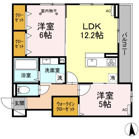 D-roomフィオレンテ富沢西の間取り写真