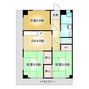 メゾン大島の間取り写真