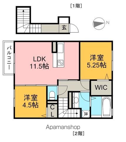 土佐くろしお鉄道阿佐線 後免町駅 徒歩4分 2階建 築14年の間取り写真