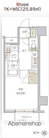 プレミアムフラット東京亀戸の間取り写真