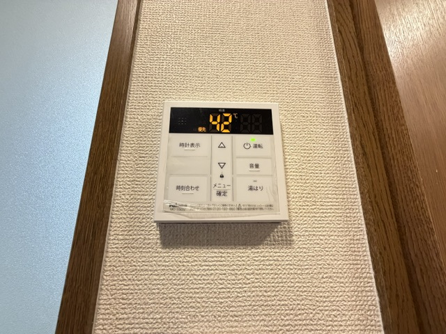 その他設備　給湯温度設備です！