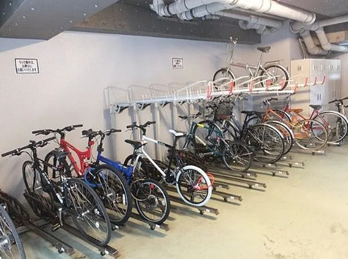 駐車場　駐輪場です