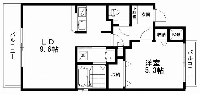 プレム関屋の間取り写真