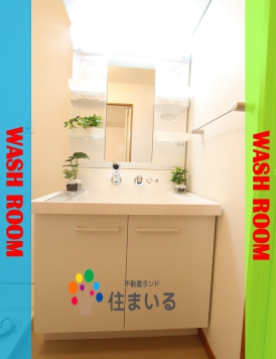 洗面設備　写真は同社同型物件です。