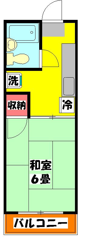 【シャトル古川の間取り】