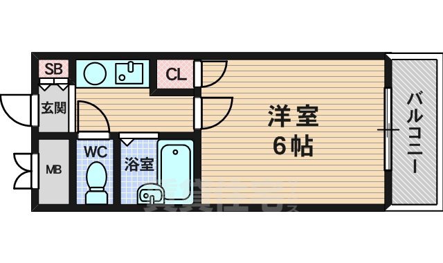 第3国本エレガンス新大阪の間取り